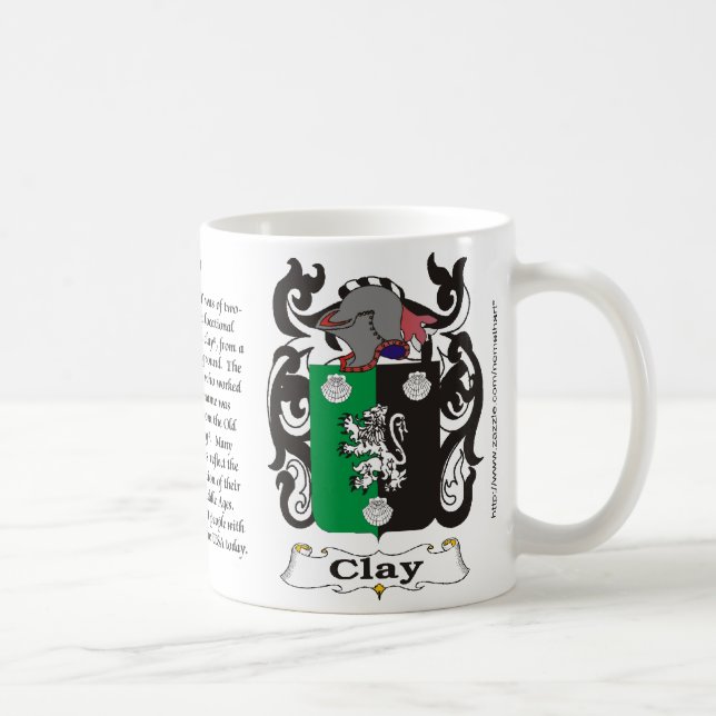 De Café Caneca da brasão da família da argila (Direita)