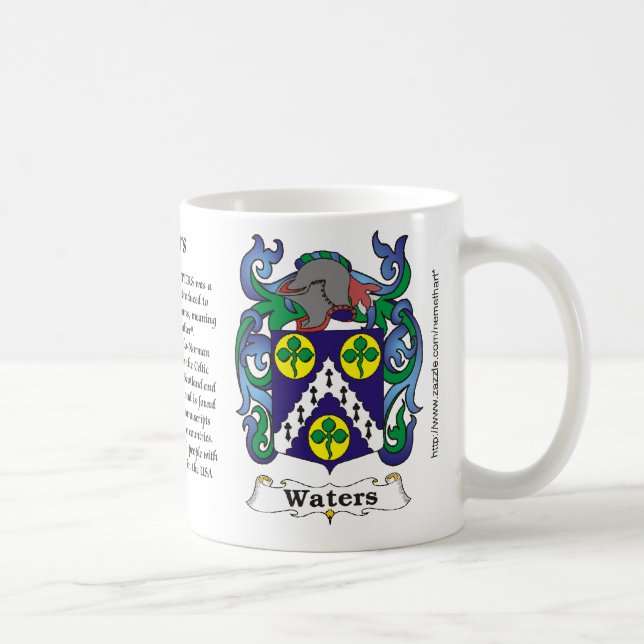 De Café Caneca da brasão da família das águas (Direita)