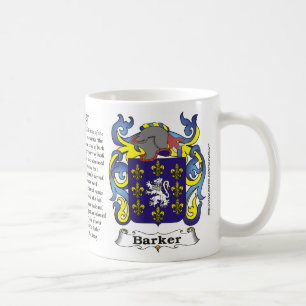 De Café Caneca da brasão da família do ladrador