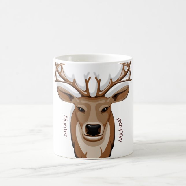 De Café Caneca da caça do caçador dos cervos dos animais (Centro)