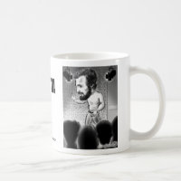 Caneca da caricatura da norma