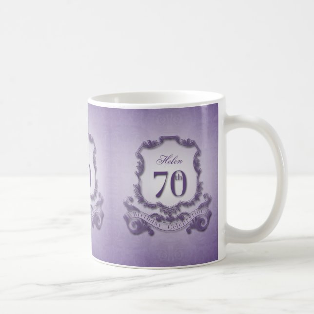 De Café Caneca da celebração do aniversário do 70 do (Direita)