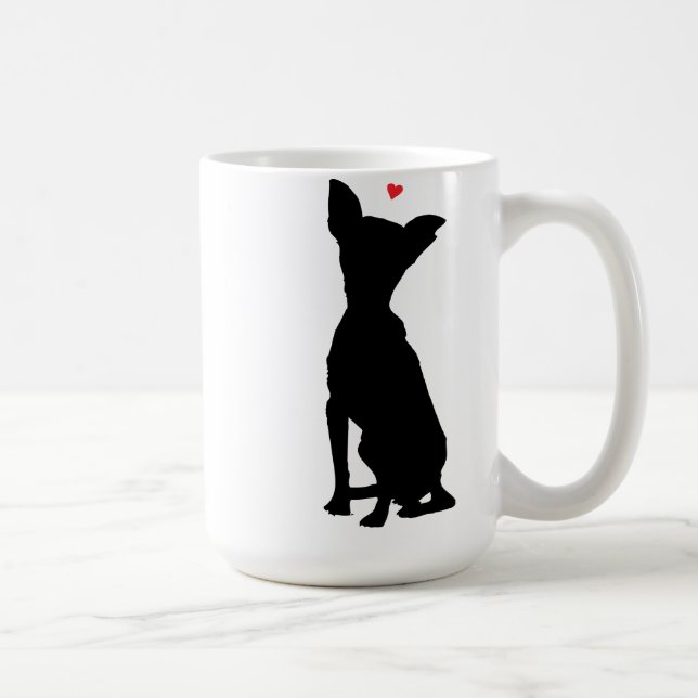 De Café Caneca da chihuahua (Direita)