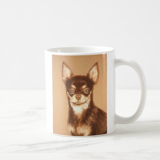 De Café caneca da chihuahua (Direita)