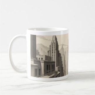De Café caneca da cidade
