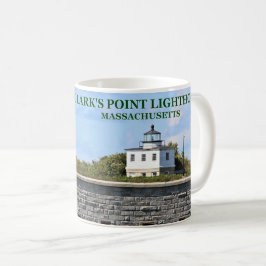 De Café Caneca da Clark's Point Lighthouse, Massachusetts