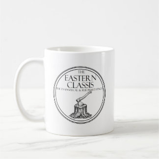 De Café Caneca da Classe Oriental E & R, Logotipo com escr