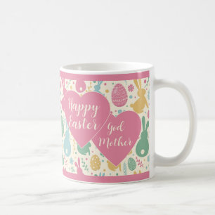 De Café Caneca da coelha da Páscoa da madrinha feliz