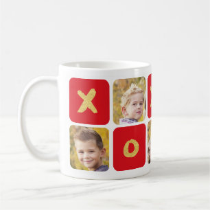 De Café Caneca da colagem da foto do dia dos namorados