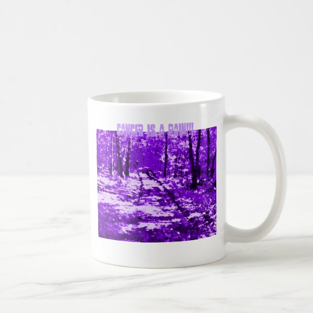 De Café Caneca da consciência do cancer (Direita)