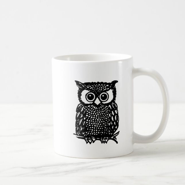 De Café Caneca da coruja (Direita)