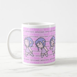 De Café Caneca da dança do Waffle