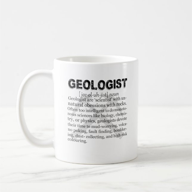 De Café Caneca da definição do geólogo (Esquerda)