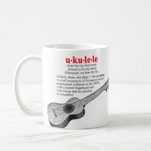 De Café Caneca da definição do Ukulele