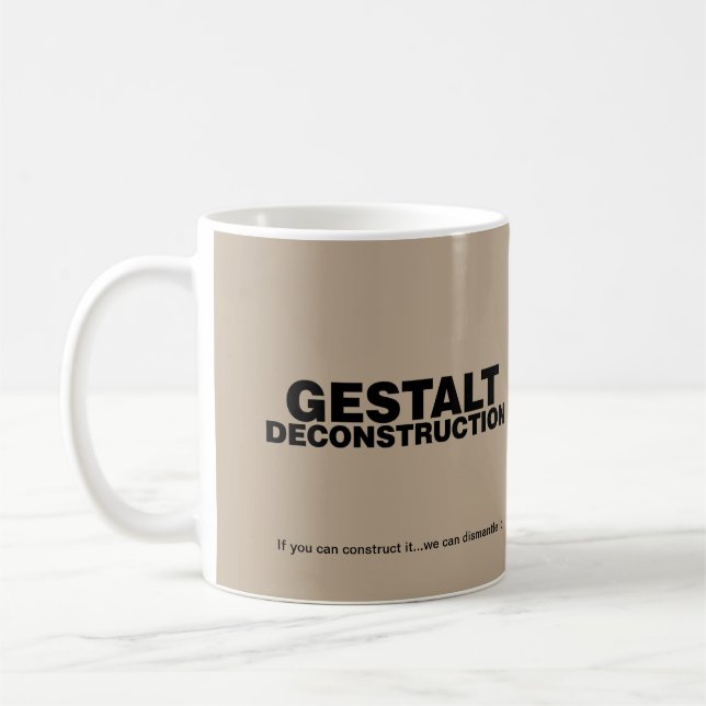 De Café Caneca da desconstrução da forma (Esquerda)