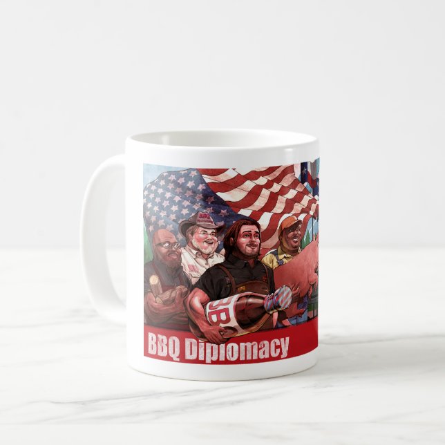 De Café Caneca da diplomacia do CHURRASCO (Frente Esquerda)