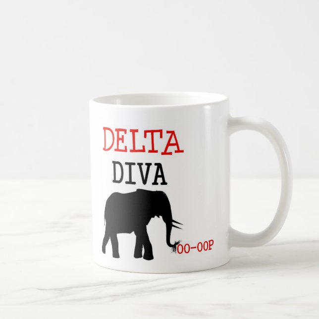 De Café caneca da diva do delta (Direita)