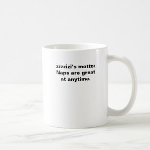 De Café caneca da divisa do zzzzizi