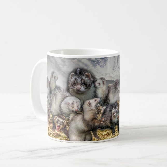 De Café caneca da doninha (Frente Esquerda)
