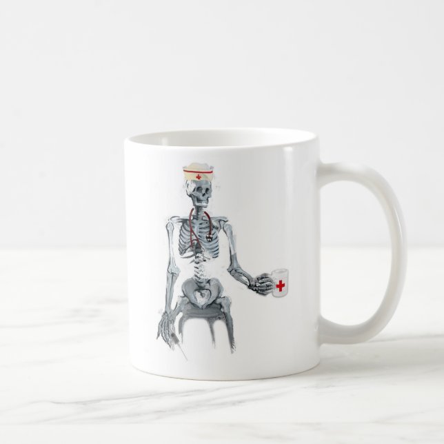 De Café Caneca da enfermeira do turno da noite (Direita)