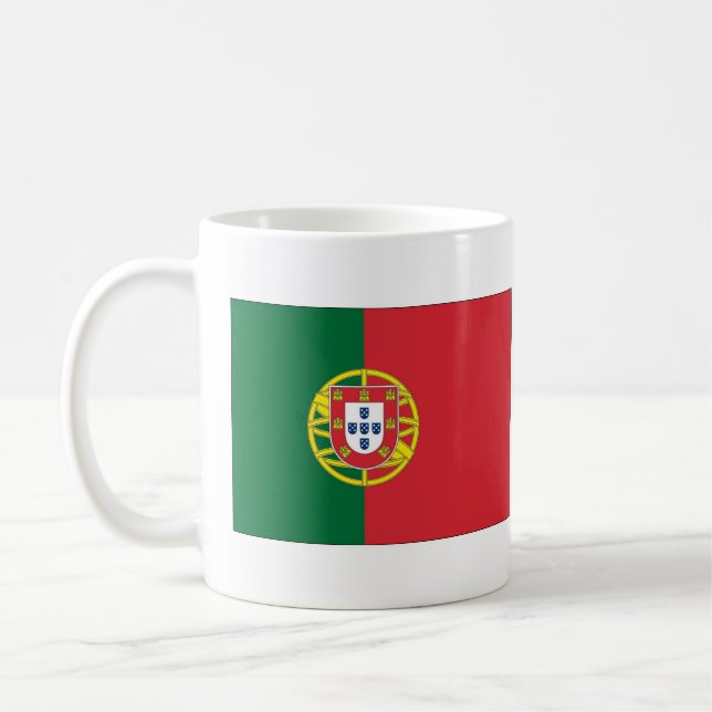 De Café Caneca da Espanha com Bandeira e Nome do Hino (Esquerda)