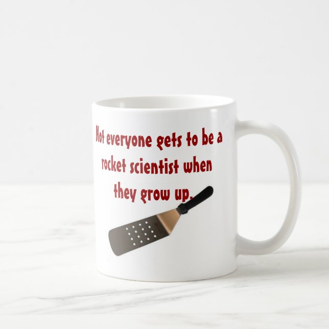 De Café caneca da "espátula" da Anti-ambição (Direita)