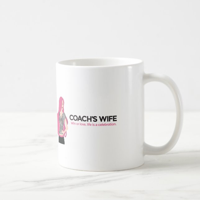 De Café Caneca da esposa do treinador (Direita)