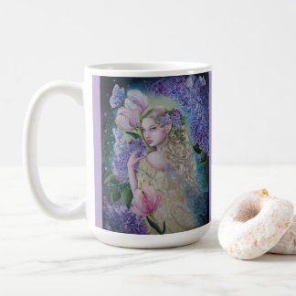 De Café caneca da fada lilás