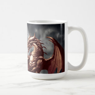 De Café Caneca da fantasia do dragão & da lua