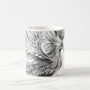 De Café Caneca da Fênix Mitológica