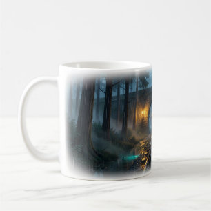 De Café Caneca da Ferrovia da Chuva Lanternada Através dos