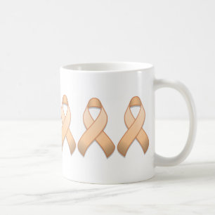 De Café Caneca da fita da consciência do pêssego