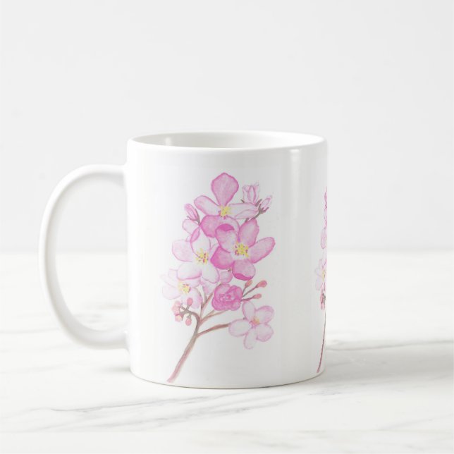 De Café Caneca da flor (Esquerda)