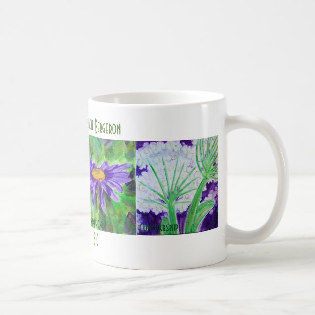 De Café Caneca da flor selvagem (Direita)