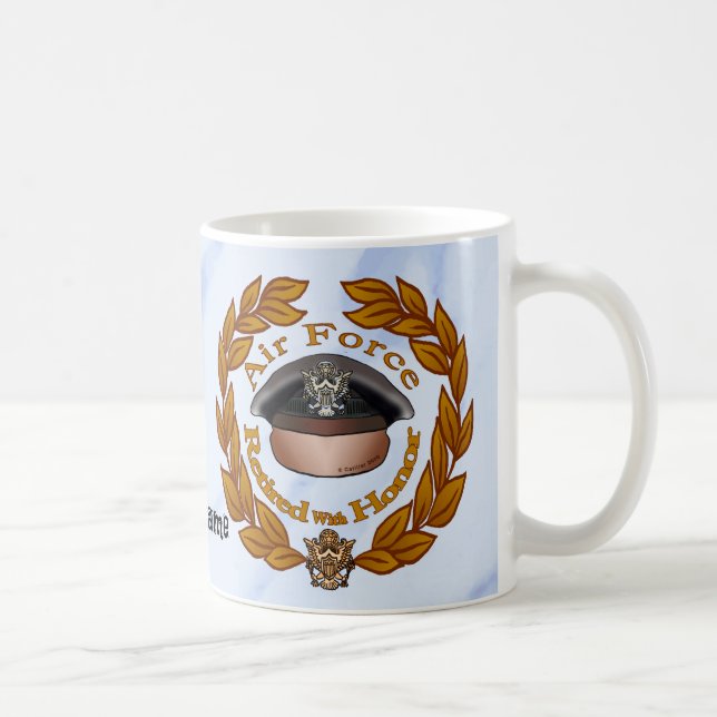 De Café Caneca da Força Aérea Aposentada (Direita)