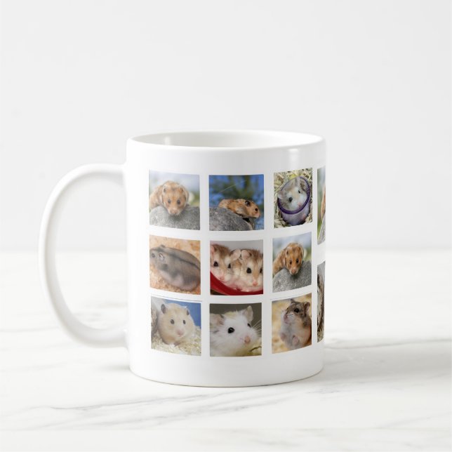De Café Caneca da foto da colagem do hamster/Gerbil (Esquerda)