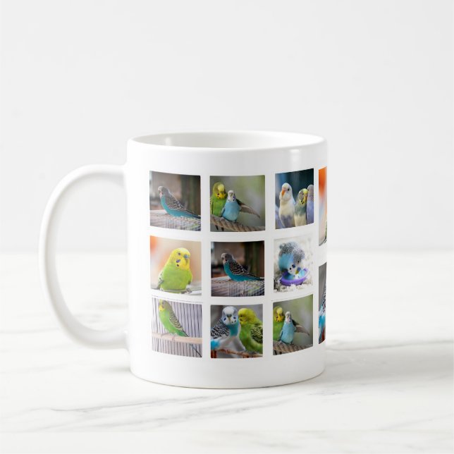 De Café Caneca da foto da colagem do pássaro (Esquerda)