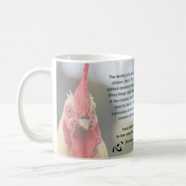 De Café Caneca da galinha do destino (Esquerda)