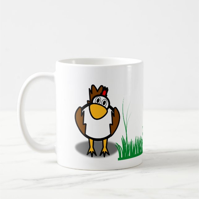 De Café caneca da galinha do galo (Esquerda)