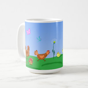 De Café Caneca da Galinha e dos Pintinhos