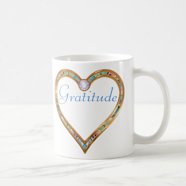 De Café Caneca da gratitude (Direita)