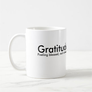 De Café Caneca da gratitude