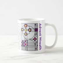 Caneca da grinalda do advento