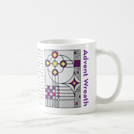 De Café Caneca da grinalda do advento