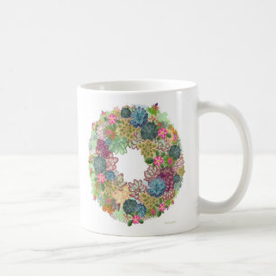 De Café Caneca da grinalda do Succulent do deserto