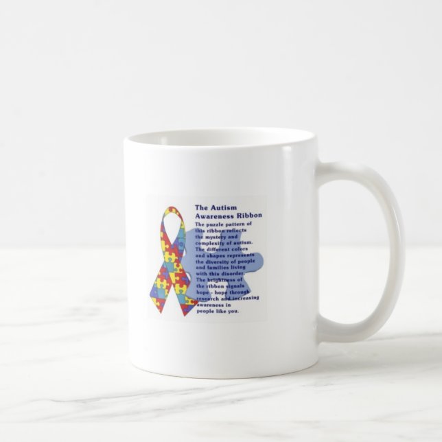 De Café Caneca da história da fita do autismo (Direita)