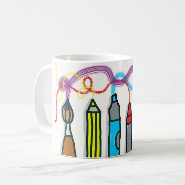 De Café Caneca da inspiração (Frente Esquerda)