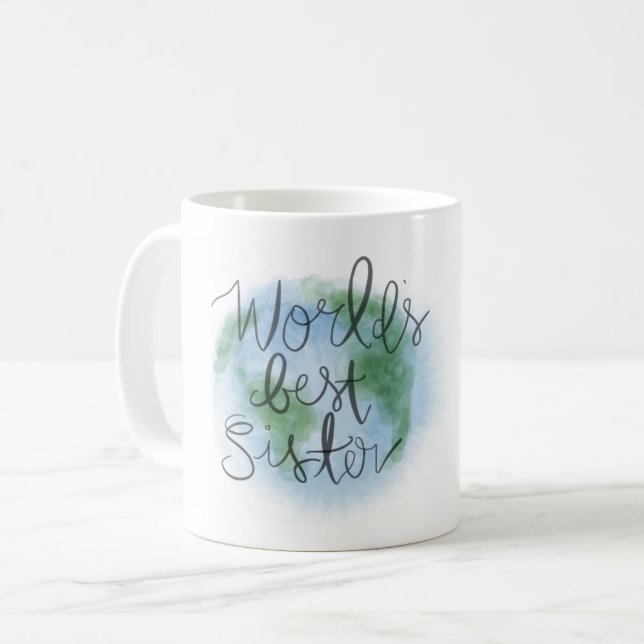 De Café Caneca da irmã do mundo a melhor (Frente Esquerda)