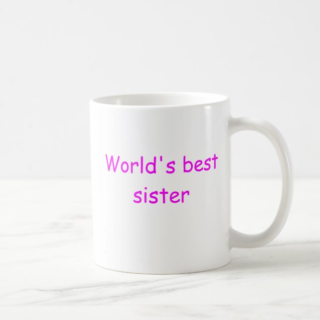 De Café Caneca da irmã do mundo a melhor (Direita)