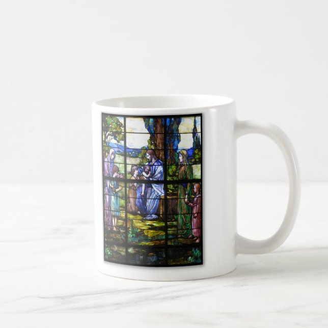 De Café Caneca da JANELA da IGREJA (Direita)